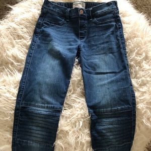 abercrombie kids dark wash jeggings